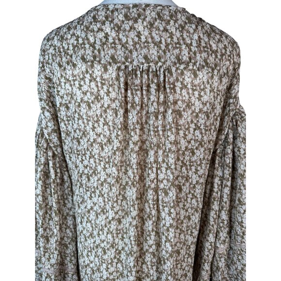 2/$30 Storia Small Floral Tassel Tie Boho Dress Small 100% Polyester - Picture 10 of 16